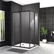 BELBAGNO Uno-195 Душевой уголок прямоугольный, размер 120х90 см, двери раздвижные, стекло 5 мм - фото 183413