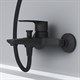 AM.PM F90A10022 Gem, смеситель для ванны/душа излив 179 мм, черный, шт. - фото 185548