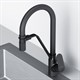 AM.PM F8007822 Like, смеситель для кухни с каналом для питьевой воды и гибким изливом, черный, шт. - фото 185658