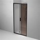AM.PM W90G-100-1-195BBr Gem Solo Дверь душевая 100х195, стекло бронзовое, профиль черный матовый - фото 186255