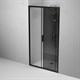 AM.PM W90G-110-1-195BG Gem Solo Дверь душевая 110х195, стекло тонированное, профиль черный матовый - фото 186297