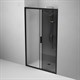 AM.PM W90G-120-1-195BG Gem Solo Дверь душевая 120х195, стекло тонированное, профиль черный матовый - фото 186315