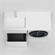 AM.PM M85AFSX0602WG X-Joy, База под столешницу для стиральной машины, напольная, 60 см, 2 ящика, белый гля - фото 186979