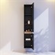 AM.PM M85ACHR0306BM X-Joy, шкаф-колонна, подвесной, правый, 30 см, цвет: черный матовый - фото 187053