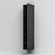 AM.PM M90CHR0306BM GEM, шкаф-колонна, подвесной, правый, 30 см, двери, push-to-open, цвет: черный матовый - фото 187104