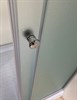 NIAGARA Eco Душевой уголок квадрат, размер 100х100 см, профиль - хром матовый / стекло - матовое, двери раздвижные, поддон 13 см, стекло 4 мм 0101422Q - фото 189011
