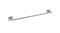 FIXSEN Metra Полотенцедержатель трубчатый, ширина 62 см, цвет хром - фото 19039