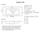 MADERA Modul Раковина накладная  прямоугольная, искусственный мрамор, ширина 100 см - фото 191153