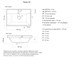 MADERA Malta  Раковина накладная  прямоугольная, искусственный мрамор, ширина 60 см - фото 191193