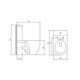 AQUATEK Бетта Унитаз-компакт безободковый  с сиденьем Soft Close AQ1363B-00 - фото 191844