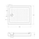 CEZARES Акриловый поддон TRAY-A-AH-100/80-15-W прямоугольный, размер 100х80 см, высота 15 см, цвет белый TRAY-A-AH-100/80-15-W - фото 192883