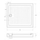 CEZARES Акриловый поддон TRAY-A-AH-110/100-15-W прямоугольный, размер 110х100 см, высота 15 см, цвет белый TRAY-A-AH-110/100-15-W - фото 192885
