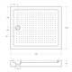 CEZARES Акриловый поддон TRAY-A-AH-120/100-15-W прямоугольный, размер 120х100 см, высота 15 см, цвет белый TRAY-A-AH-120/100-15-W - фото 192888