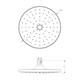 LEMARK Верхний душ 1-функциональный круглый диаметр 23 см, цвет хром / белый - фото 194507