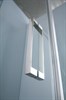 CEZARES Slider Душевой уголок прямоугольный двери распашные, профиль - хром / стекло - прозрачное, размер 100х100 см, стекло 8 мм - фото 195003