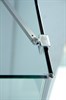 CEZARES Slider Душевой уголок полукруглый двери распашные, профиль - черный  / стекло - серое, размер 90х90 см, стекло 8 мм - фото 195271