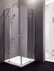 CEZARES Verona Душевой уголок прямоугольный двери распашные, профиль - хром / стекло - прозрачное, размер 120х100 см, стекло 6 мм - фото 195497