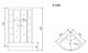 TIMO Comfort Душевая кабина четверть круга, размер 100х100 см, профиль - хром / стекло - матовое, двери раздвижные - фото 197901