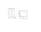 TIMO Comfort Душевая кабина прямоугольная-асимметричная, размер 120х90 см, профиль - хром / стекло - матовое, двери раздвижные - фото 197927