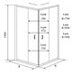 TIMO Altti Душевой уголок квадратная, размер 100х100 см, профиль - хром / стекло - прозрачное, двери раздвижные - фото 198048