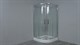 TIMO Tl Душевой уголок четверть круга, размер 90х90 см, профиль - хром / стекло - прозрачное, двери раздвижные - фото 199040