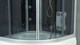 TIMO Standart Душевая кабина четверть круга, размер 90х90 см, профиль - матовый / стекло - тонированное, двери раздвижные - фото 199308