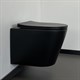 COMFORTY Унитаз подвесной 105MB безободковый, сиденье дюропласт softclose тонкое, быстросъёмное, цвет черный матовый - фото 201162