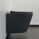 COMFORTY Унитаз подвесной 105MDH безободковый, сиденье дюропласт softclose тонкое, быстросъёмное, цвет графит матовый - фото 201171