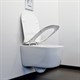 COMFORTY Унитаз подвесной 102 безободковый, сиденье дюропласт softclose тонкое, быстросъёмное, цвет белый - фото 201184