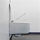 COMFORTY Унитаз подвесной 102 безободковый, сиденье дюропласт softclose тонкое, быстросъёмное, цвет белый - фото 201187