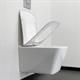 COMFORTY Унитаз подвесной 106 безободковый, сиденье дюропласт softclose тонкое, быстросъёмное, цвет белый - фото 201203