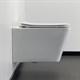 COMFORTY Унитаз подвесной 106 безободковый, сиденье дюропласт softclose тонкое, быстросъёмное, цвет белый - фото 201206