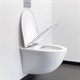 COMFORTY Унитаз подвесной 107 безободковый, сиденье дюропласт softclose тонкое, быстросъёмное, цвет белый - фото 201211