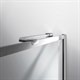 VINCEA Шторка на ванну ширина 70 см профиль - хром / стекло - прозрачное 5мм - фото 201616
