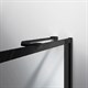 VINCEA Шторка на ванну ширина 70 см профиль - черный / стекло - прозрачное 5мм - фото 201619