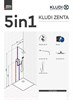 KLUDI Zenta душевой комплект с термостатом для душа, хром - фото 201704