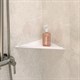 RGW Полка в ванную комнату MT-12W цвет белый - фото 201852