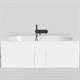 SALINI Ornella Встраиваемая ванна с прямоугольной чашей, регулируемые ножки, донный клапан "Up&Down" белый, сифон, интегрированный слив-перелив размер 180х80 см, белый - фото 201964