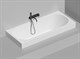 SALINI Ornella Встраиваемая ванна с прямоугольной чашей, регулируемые ножки, донный клапан "Up&Down" белый, сифон, интегрированный слив-перелив размер 180х80 см, белый - фото 201965