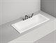 SALINI Orlanda Встраиваемая ванна с прямоугольной чашей, регулируемые ножки, донный клапан "Up&Down" белый, сифон, интегрированный слив-перелив размер 170х80 см, белый матовый - фото 202139