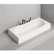 SALINI Ornella Встраиваемая ванна с прямоугольной чашей, регулируемые ножки, донный клапан "Up&Down" белый, сифон, интегрированный слив-перелив размер 170х70 см, белый матовый - фото 202348