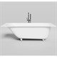 SALINI Ornella Встраиваемая ванна с прямоугольной чашей, регулируемые ножки, донный клапан "Up&Down" белый, сифон, интегрированный слив-перелив размер 170х70 см, белый матовый - фото 202350
