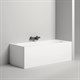 SALINI Ornella Встраиваемая ванна с прямоугольной чашей, регулируемые ножки, донный клапан "Up&Down" белый, сифон, интегрированный слив-перелив размер 170х70 см, белый матовый - фото 202357