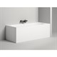 SALINI Ornella Встраиваемая ванна с прямоугольной чашей, регулируемые ножки, донный клапан "Up&Down" белый, сифон, интегрированный слив-перелив размер 170х80 см, белый - фото 202399