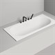 SALINI Ornella Встраиваемая ванна с прямоугольной чашей, регулируемые ножки, донный клапан "Up&Down" белый, сифон, интегрированный слив-перелив размер 170х75 см, белый матовый - фото 202500