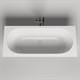 SALINI Ornella Встраиваемая ванна с прямоугольной чашей, регулируемые ножки, донный клапан "Up&Down" белый, сифон, интегрированный слив-перелив размер 170х75 см, белый матовый - фото 202505