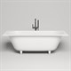 SALINI Ornella Встраиваемая ванна с прямоугольной чашей, регулируемые ножки, донный клапан "Up&Down" белый, сифон, интегрированный слив-перелив размер 170х75 см, белый матовый - фото 202506