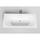 SALINI Ornella Встраиваемая ванна с прямоугольной чашей, регулируемые ножки, донный клапан "Up&Down" белый, сифон, интегрированный слив-перелив размер 180х80 см, белый - фото 202556