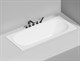 SALINI Ornella Встраиваемая ванна с прямоугольной чашей, регулируемые ножки, донный клапан "Up&Down" белый, сифон, интегрированный слив-перелив размер 180х80 см, белый матовый - фото 202571