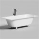 SALINI Ornella Встраиваемая ванна с прямоугольной чашей, регулируемые ножки, донный клапан "Up&Down" белый, сифон, интегрированный слив-перелив размер 190х80 см, белый - фото 202608